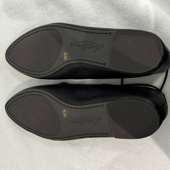 LUCKY BRAND Black Leather Ballet Flats - Size 6 - NEW! - Picture 6 of 7